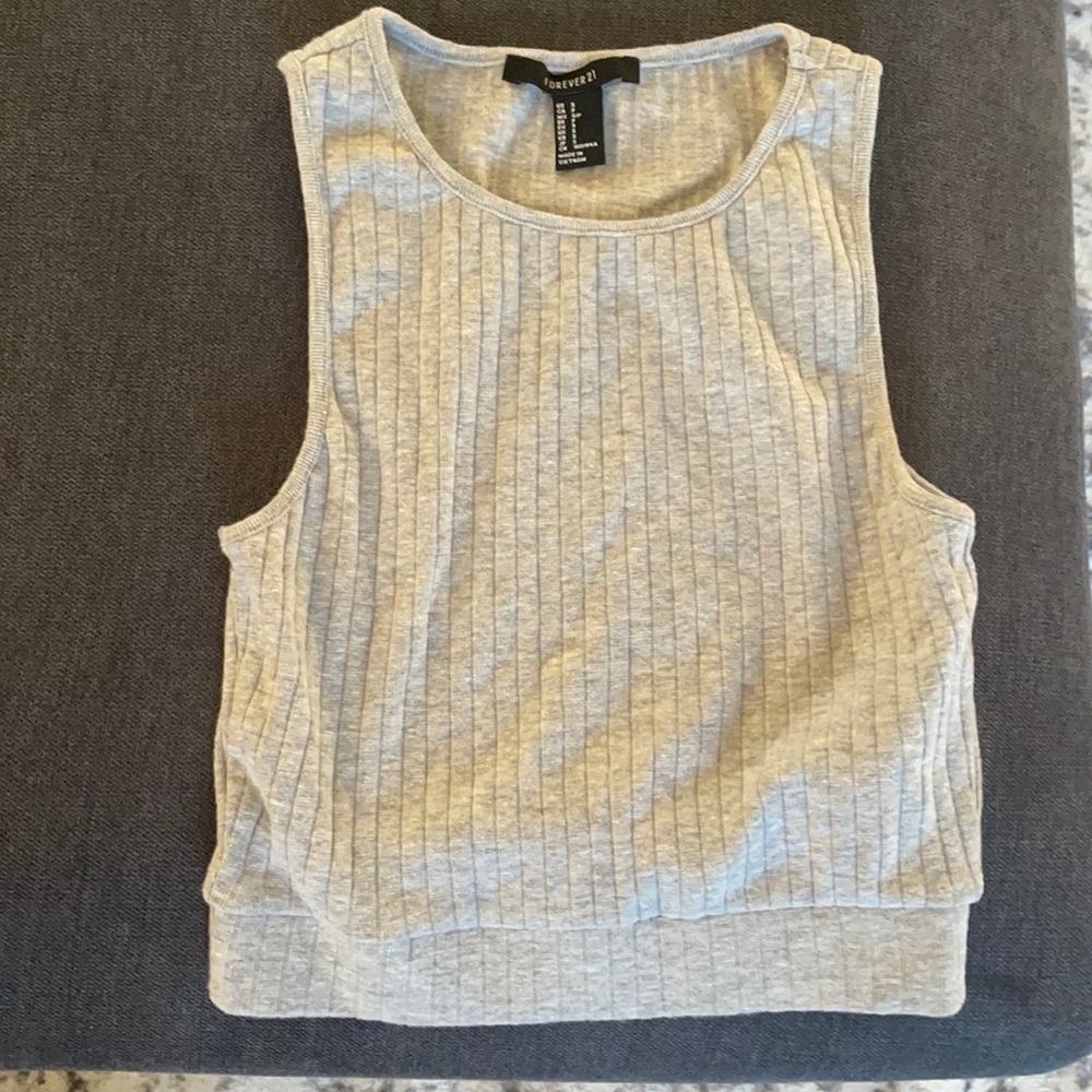 Ribbed crop top from Forever 21 size: S